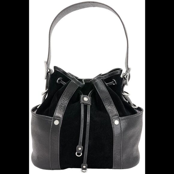 Aimee Kestenberg About Town Suede Drawstring Black